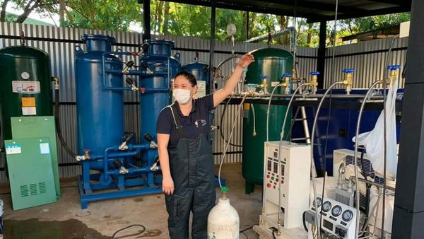 Habilitan primera planta de oxígeno en servicio público en Pdte. Franco