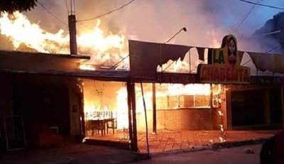 Susto en Caacupé por incendio en inmediaciones de Tupãsy Ykua