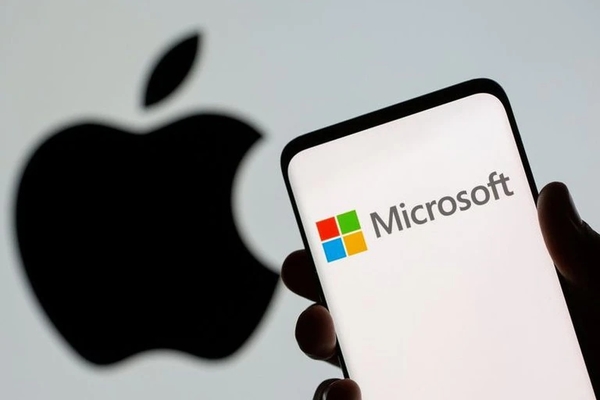 Microsoft superó la cotización de Apple en Wall Street y pasó a ser la compañía más valiosa del mundo.