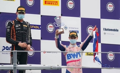 Diario HOY | Joshua Duerksen llevó la bandera paraguaya al podio en Monza