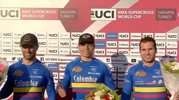 Diego Arboleda fue el ganador de la séptima válida de la Copa del Mundo de BMX, en Turquía