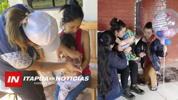 EXITOSA CONCURRENCIA DE PADRES PARA VACUNAR A SUS HIJOS. - Itapúa Noticias