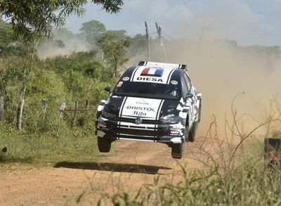 Diego Domínguez ganó el día en en el Rally de Cordillera - Automovilismo - ABC Color