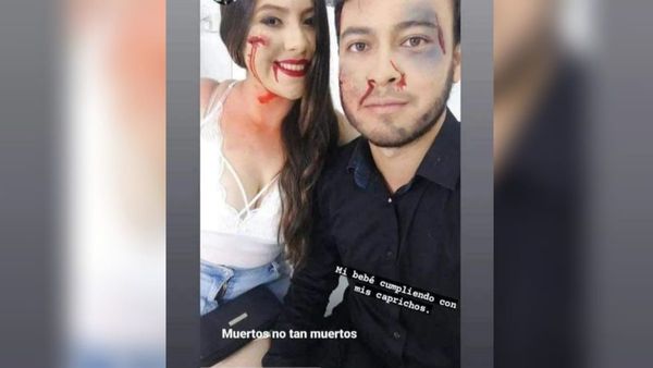 Terrible accidente: Joven muere y su novio está grave tras fiesta de Halloween