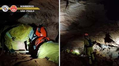 Al menos 12 bomberos quedan atrapados tras el colapso de una cueva en Brasil | Ñanduti