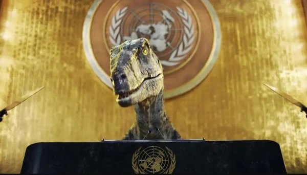 Crónica / Un dinosaurio fue a lalar en cita de ONU