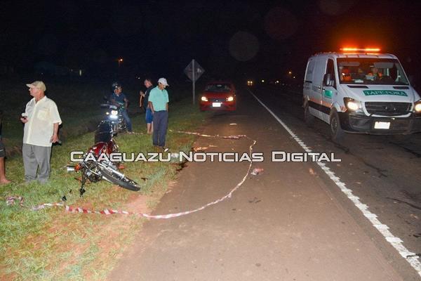Caaguazú; Motociclista falleció en accidente de tránsito – Prensa 5