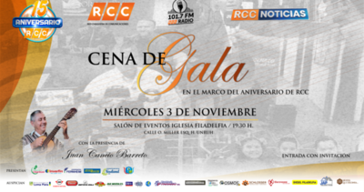 Juan Cancio Barreto participará de la cena de aniversario de la RCC