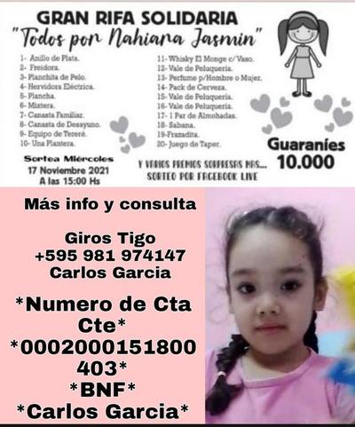 Niña de 5 años necesita trasplante de corazón: Su familia ofrece rifa mientras aguarda a donante