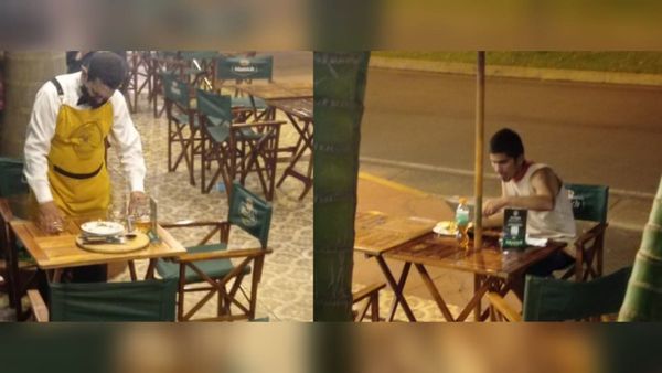 Mozo dio un plato de comida a joven en situación de calle y se hizo viral