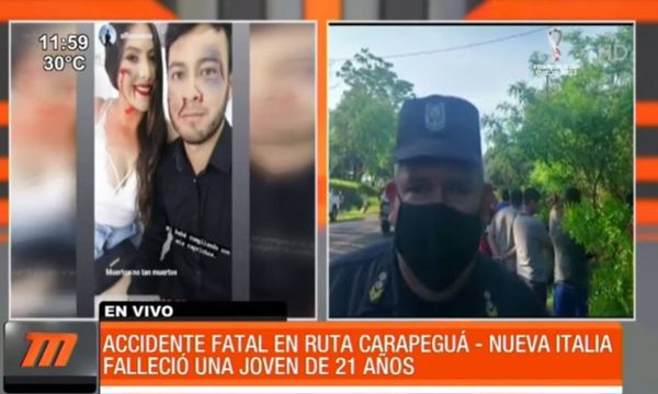 Fatal accidente en Carapeguá tras fiesta de Halloween | Telefuturo