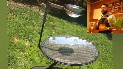 Creó una cocina que funciona con el calor del sol