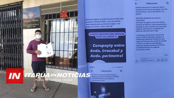 ENCARNACIÓN: NO PUEDE DORMIR POR CULPA DE LAS FIESTAS DE SU VECINO - Itapúa Noticias