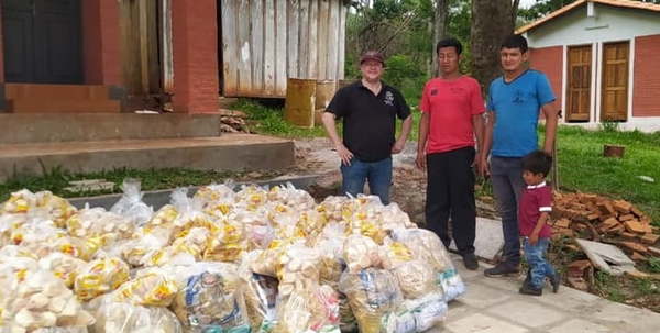 Indígenas de Independencia y Paso Yobái reciben kits de alimentos - Noticiero Paraguay