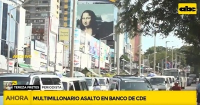 Asaltan a cubando y se llevan USD 50.000 en CDE