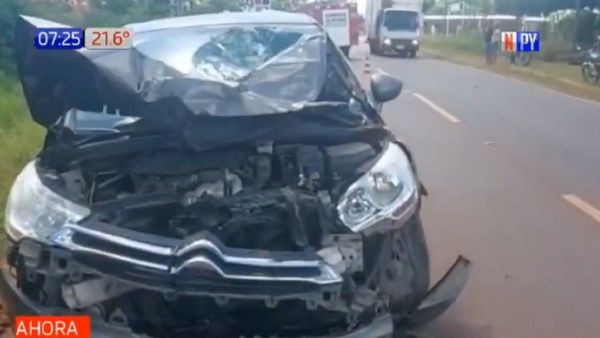 Joven madre muere en accidente de tránsito en Carapeguá
