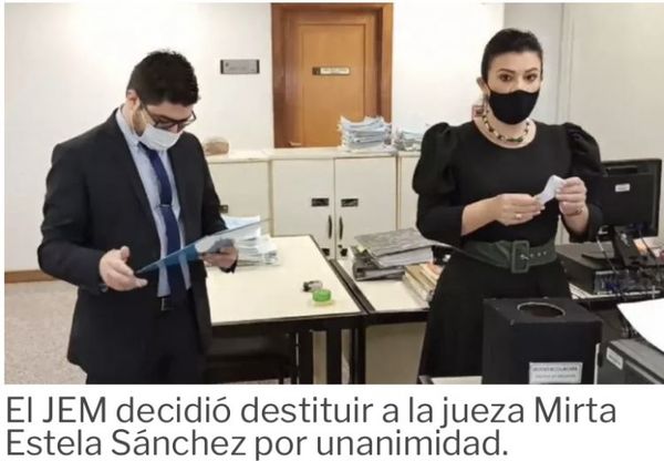 JEM destituye a jueza de Amambay