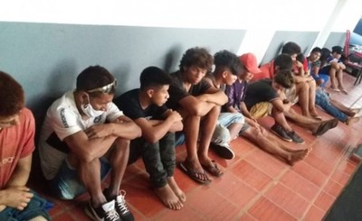 Operativo termina con casi una veintena de indigentes demorados