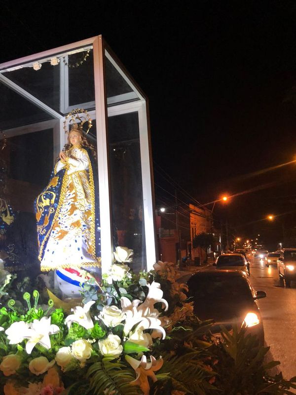 Virgen de Caacupé visita por segundo año el santuario de María Auxiliadora de Asunción - Nacionales - ABC Color