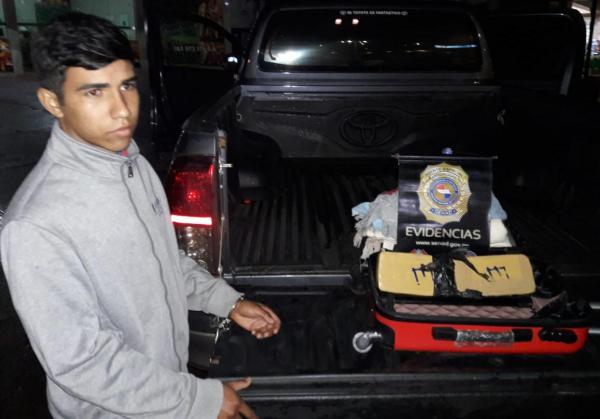 Detienen a mula con 2 kilos de cocaína en CDE