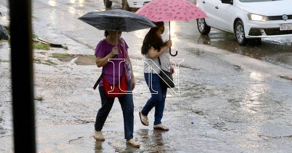 La Nación / Miércoles con lluvias y ambiente caluroso además de húmedo