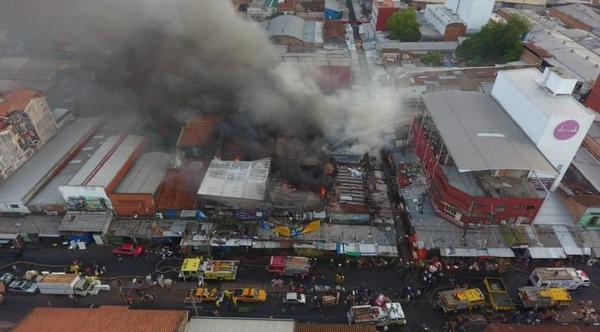 Incendio en Mercado 4: los desvíos en el tránsito – Prensa 5