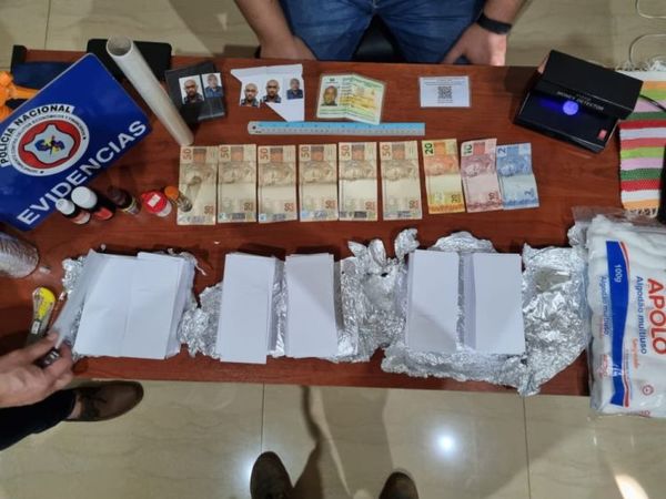 En allanamiento  en CDE atrapan a camerunés e incautan evidencias relacionadas a falsificación de billetes