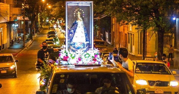 Diario HOY | Virgen de Caacupé está de visita en Asunción