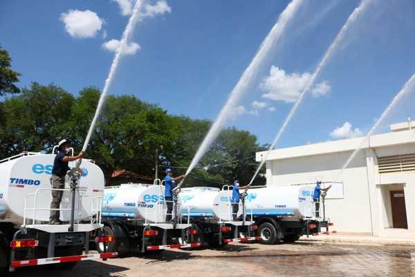 Essap S.A invirtió más de US$ 760.000 en camiones cisternas y bombas para afrontar sequía - .::Agencia IP::.