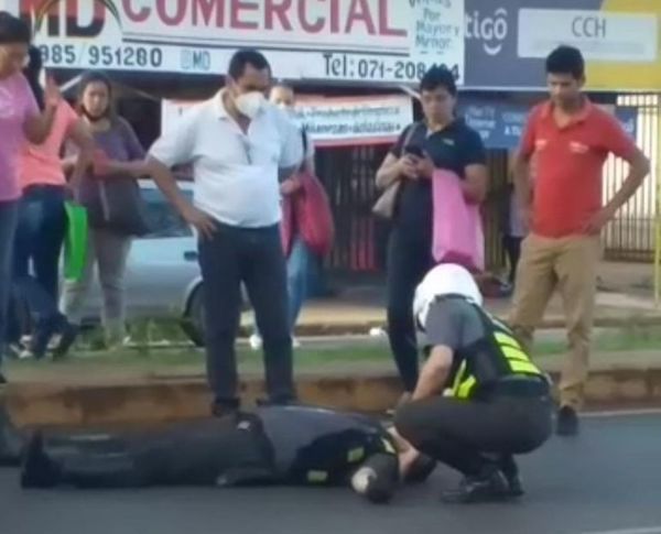 Agentes de la Patrulla Caminera, que cubrían visita de Letizia, sufren accidente en Encarnación - Nacionales - ABC Color