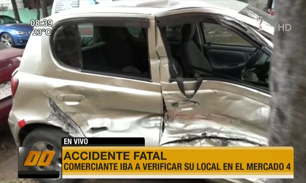 Comerciante fallece en accidente de tránsito en Asunción | Telefuturo
