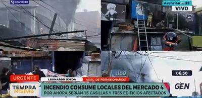 Incendio en el Mercado: son más de 100 afectados, afirman. Responsabilizan al director - ADN Digital