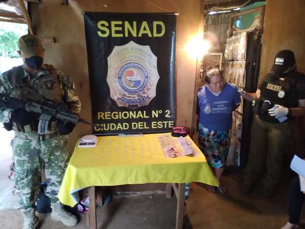 Detienen a sexagenaria por distribuir crack en CDE
