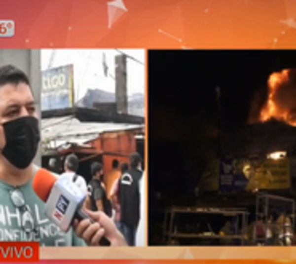 35 locatarios fueron afectados por incendio en el Mercado 4 - Paraguay.com