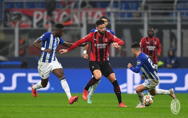 El Milan iguala en casa ante Porto y sigue complicado en la Champions