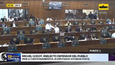 Miguel Godoy vuelva a ocupar el cargo de Defensor del Pueblo por otro periodo más - ABC Noticias - ABC Color