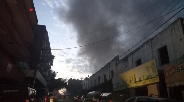 Declaran emergencia general el incendio del Mercado 4