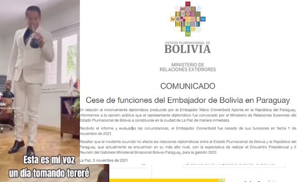 Crónica / Tirón de oreja y chute al embajador chistosín