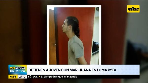 Detienen a joven con marihuana en Loma Pytâ - ABC Noticias - ABC Color