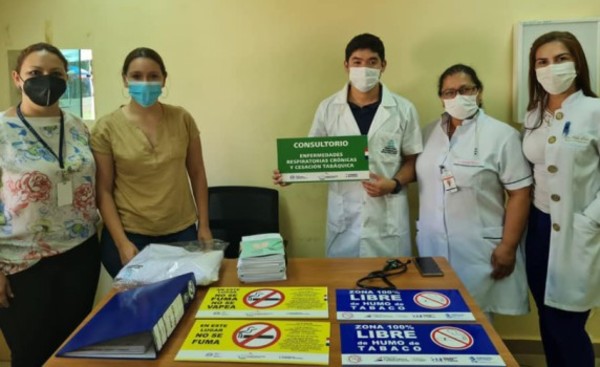 Habilitan consultorio para afecciones respiratorias en Pdte. Franco