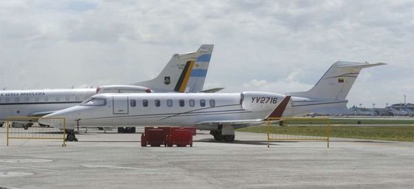 Evo Morales vuelve a utilizar un avión de PDVSA sancionado por EEUU