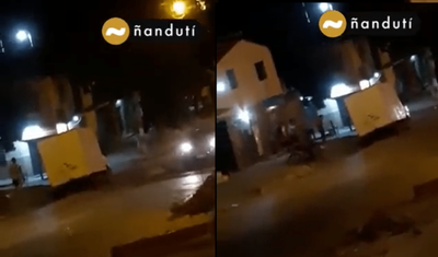 Turba de 100 personas, una embarazada golpeada y policía recibida a pedradas en el Barrio Santa Ana | Ñanduti
