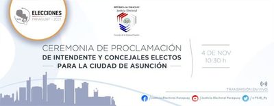Autoridades municipales serán proclamadas desde hoy | OnLivePy
