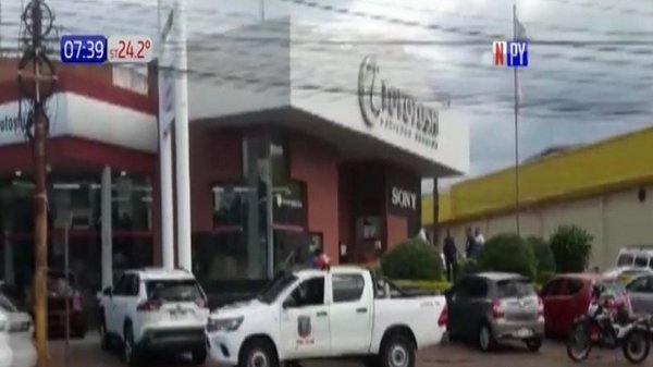 Millonario atraco a concesionaria de CDE | Noticias Paraguay