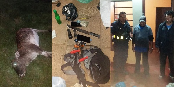 ATINGUY: RÁPIDA ACCIÓN POLICIAL LOGRÓ DETENER A DOS SUPUESTOS ABIGEOS. - Itapúa Noticias
