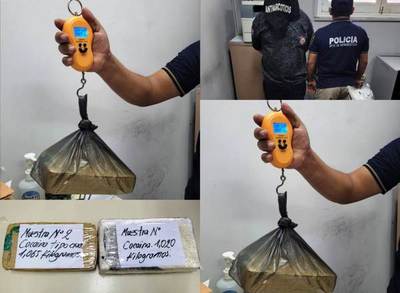 Guardiacárcel cae con drogas en Tacumbú •