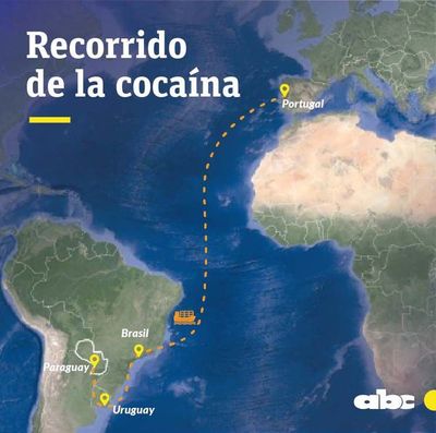 Cae otra carga de cocaína “paraguaya”, esta vez en Portugal - Nacionales - ABC Color