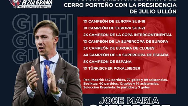 Apuntan a Guti de gerente