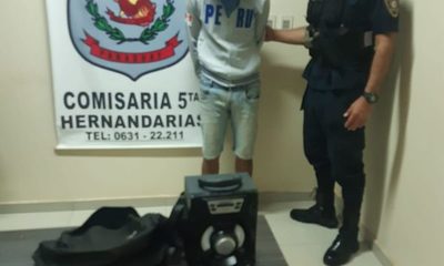 Ladrón vuelve a las andanzas en Hernandarias