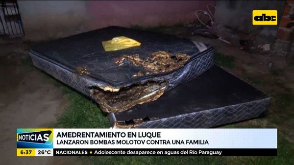 Familia es amedrentada por delincuentes en Luque - ABC Noticias - ABC Color